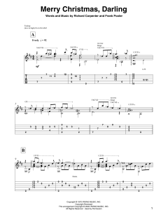 Merry Christmas, Darling von The Carpenters (Download) 