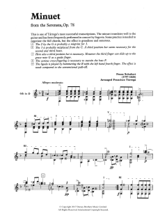 Minuet von Franz Schubert (Download) 