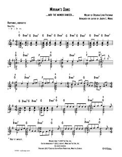 Miriam's Song von Debbie Friedman (Download) 