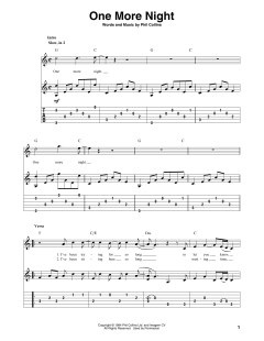 One More Night von Phil Collins (Download) 