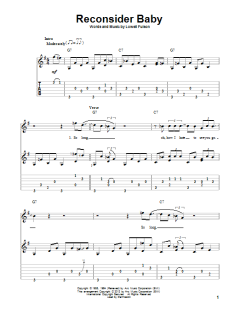 Reconsider Baby von Eric Clapton (Download) 