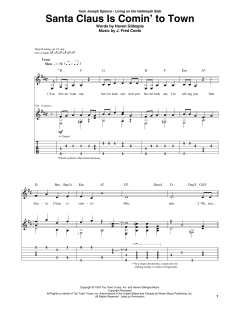 Santa Claus Is Comin' To Town von Fred Coots (Download) 