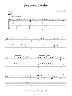 Sleepers, Awake von Johann Sebastian Bach (Download) 