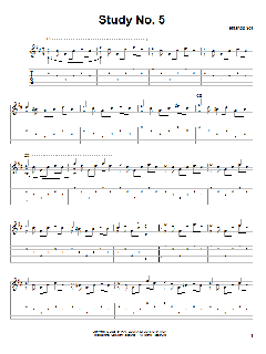 Study No. 5 von Fernando Sor (Download) 