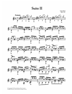 Suite in Cm BWV 997 von Johann Sebastian Bach (Download) 