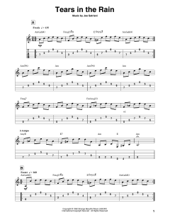 Tears In The Rain von Joe Satriani (Download) 