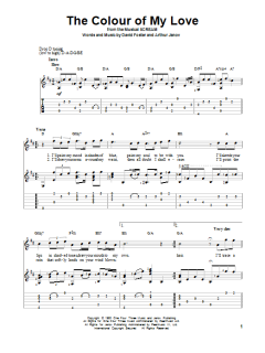 The Colour Of My Love von Celine Dion (Download) 