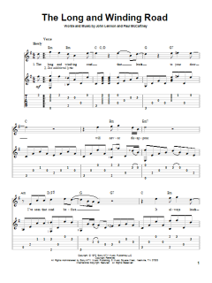 The Long And Winding Road von The Beatles (Download) 