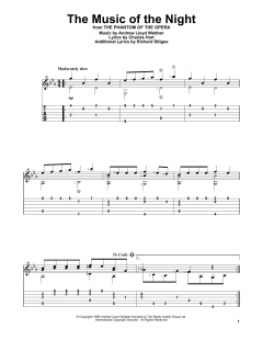 The Music Of The Night von Charles Hart (Download) 
