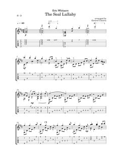 The Seal Lullaby von Eric Whitacre (Download) 