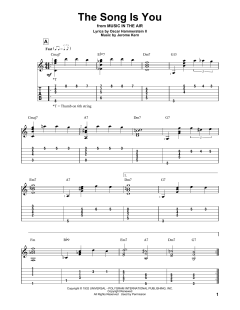 The Song Is You von Jerome Kern (Download) 