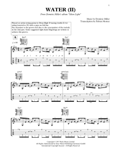 Water von Dominic Miller (Download) 