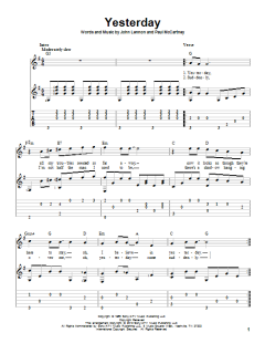 Yesterday von The Beatles (Download) 