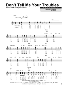 Don't Tell Me Your Troubles von Don Gibson (Download) 