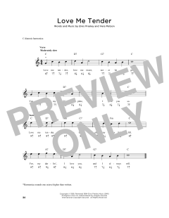 Love Me Tender von Elvis Presley (Download) 