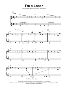 I'm A Loser von The Beatles (Download) 