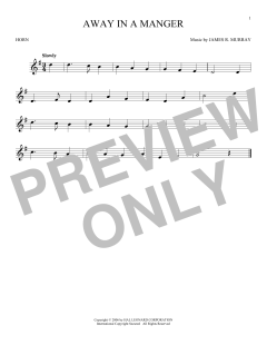 Away In A Manger von John T. McFarland (Download) 