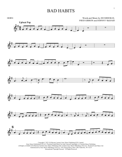 Bad Habits von Ed Sheeran (Download) 