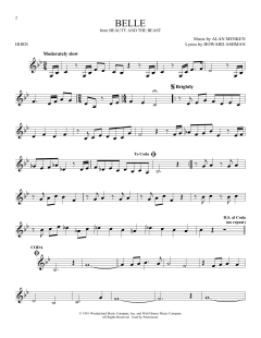 Belle von Alan Menken (Download) 