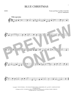 Blue Christmas von Elvis Presley (Download) 