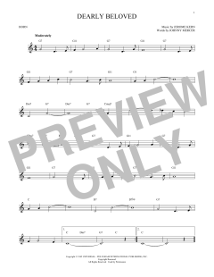 Dearly Beloved von Jerome Kern (Download) 