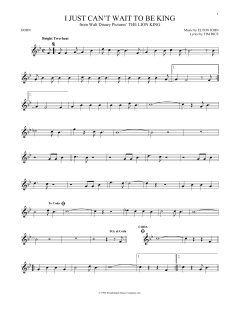 I Just Can't Wait To Be King von Elton John (Download) 