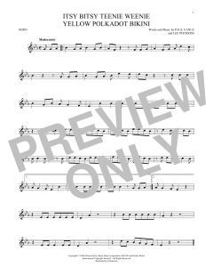 Itsy Bitsy Teenie Weenie Yellow Polkadot Bikini von Brian Hyland (Download) 