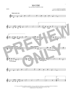 Maybe von Martin Charnin (Download) 