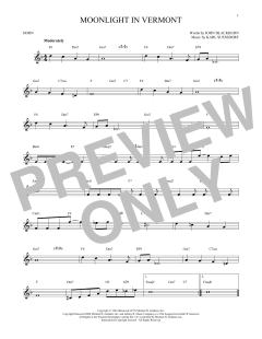 Moonlight In Vermont von Karl Suessdorf (Download) 