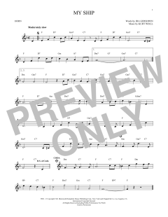 My Ship von Kurt Weill (Download) 