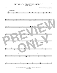 Oh, What A Beautiful Mornin' von Richard Rodgers (Download) 
