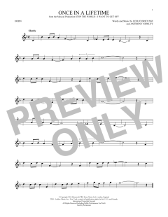 Once In A Lifetime von Anthony Newley (Download) 