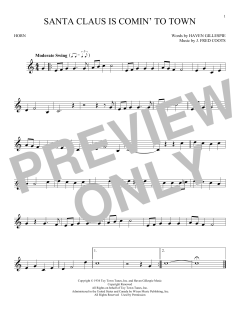 Santa Claus Is Comin' To Town von Fred Coots (Download) 