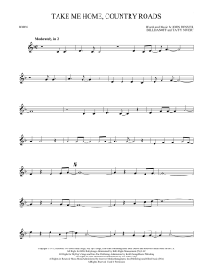 Take Me Home, Country Roads von John Denver (Download) 
