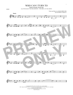 Who Can I Turn To von Anthony Newley (Download) 