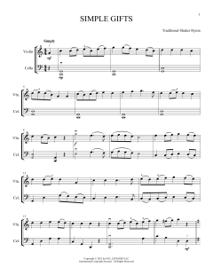 Simple Gifts von Traditional Shaker Hymn (Download) 