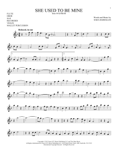 She Used To Be Mine von Sara Bareilles (Download) 