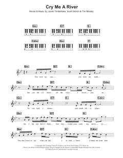 Cry Me A River von Justin Timberlake (Download) 