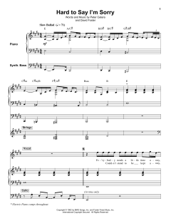 Hard To Say I'm Sorry von Chicago (Download) 