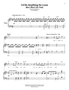 I'd Do Anything For Love von Meat Loaf (Download) 