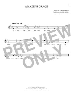 Amazing Grace von John Newton (Download) 