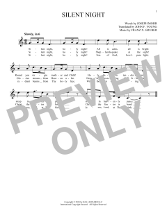 Silent Night von Joseph Franz Mohr (Download) 