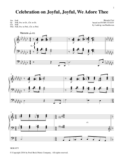 Celebration on Joyful, Joful We Adore Thee (Download) 