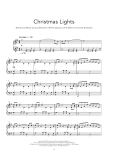 Christmas Lights [Peaceful version] von Coldplay (Download) 