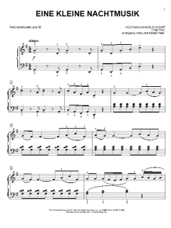 Eine kleine Nachtmusik von Wolfgang Amadeus Mozart (Download) 