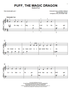 Puff, the Magic Dragon von Peter Yarrow (Download) 
