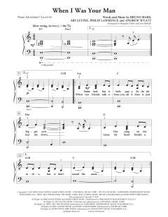 When I Was Your Man von Bruno Mars (Download) 