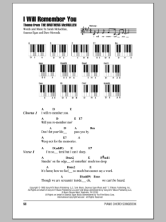 I Will Remember You von Sarah McLachlan (Download) 