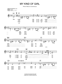 My Kind Of Girl von Matt Monro (Download) 