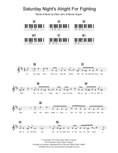Saturday Night's Alright von Elton John (Download) 